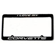 Nummerplaatrand I love my corvette 1953/2019