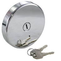 1963/1974 Benzinedop  Afsluitbaar Chroom