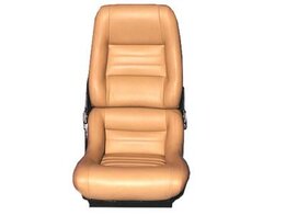 Stoelbekleding set Leer/Vinyl zijkanten "4" 1979/1982