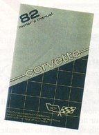 1982 Instruktie Boekje bediening auto