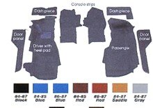 Tapijt Set Voor 1984/1987