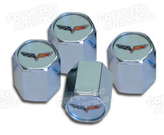 Ventieldopjes C6 Chroom