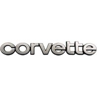 Embleem Achter Corvette 1980/1982