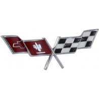 Embleem ZIJ Cross Flags 1977/1979 was GM 466652