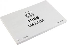 1988 Instruktie Boekje bediening