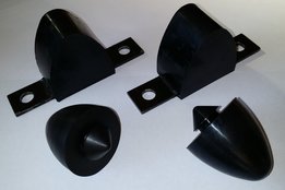 Draagarm Stoot Rubbers VOOR (onder & Boven) 1963/1982